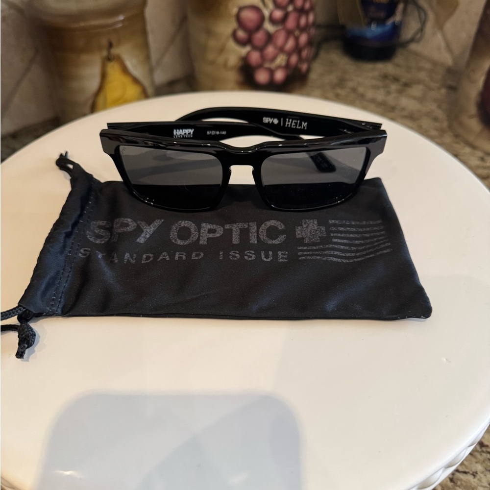 SPY Black Sunglasses with Dark Lenses